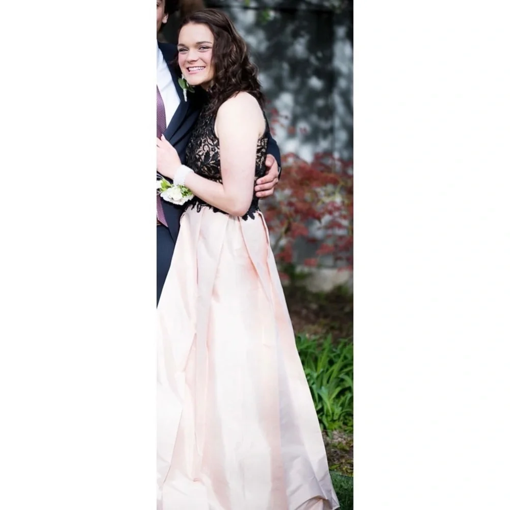 Patricia Bonaldi PatBO Taffeta & Lace Gown - Picture 6 of 11